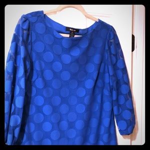 Navy Blue Style and Company dress.